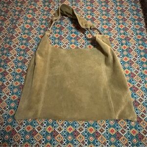Free People Bobbi Slouch Suede bag.